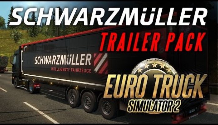 Euro Truck Simulator 2 Schwarzmüller Trailer Pack - video