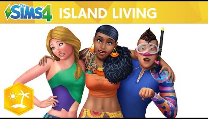 The Sims 4 Život na ostrově - video